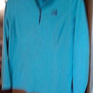 The North Face Womens Teal Zip-Up Sweater